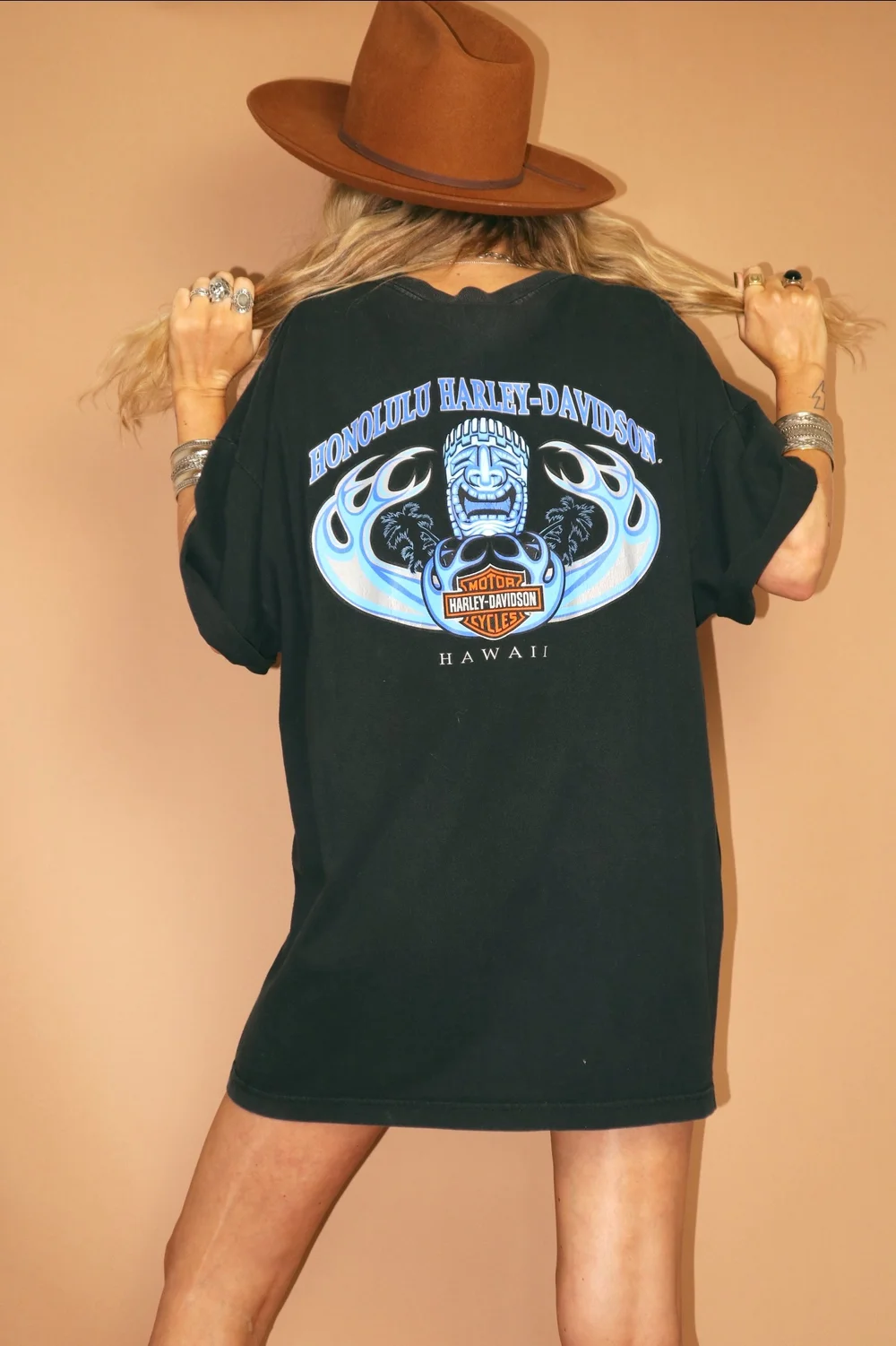 00s Harley-Davidson Tシャツ ブラックXL VINTAGE 00'S Harley Davidson HAWAII BLACK COTTON UNISEX T